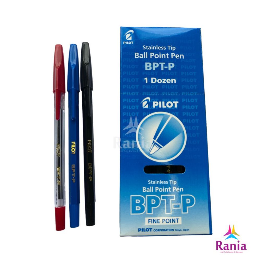 

Bolpoin Pilot BPT-P HITAM/MERAH/BIRU / Ball Point Pen