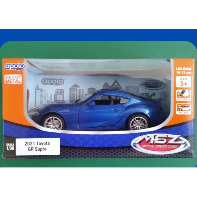 Miniatur Mobil Apolo Toyota GR SUPRA Original