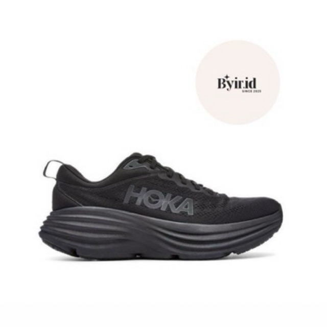 Hoka BONDI 8 Men's Running Shoes - Black/Black