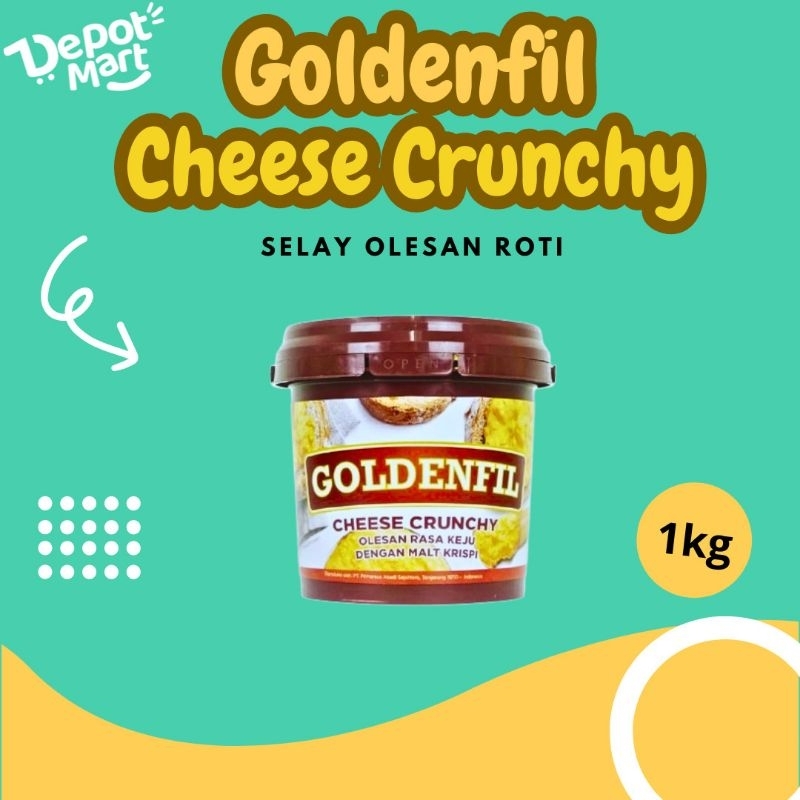 

Goldenfil Cheese Spread dan Chruncy 1 Kg / Golden Fil Keju Goldenfill Depot Mart