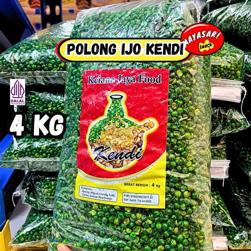 

[BALL] KACANG POLONG IJO CAP KENDI ORIGINAL KILOAN 4kg