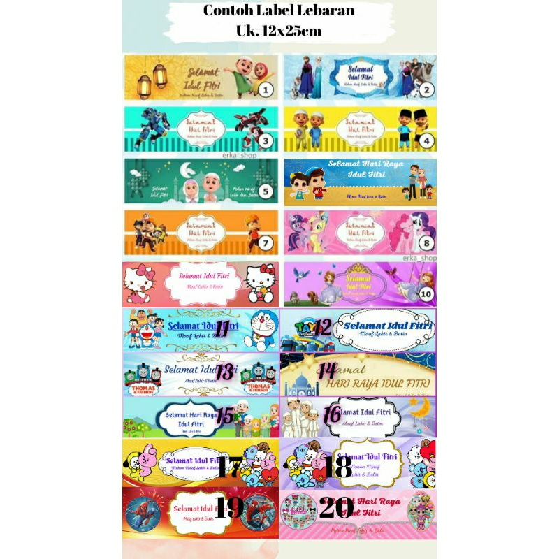 

Plastik lebaran idul fitri Uk. 12x20cm AC 260 gram