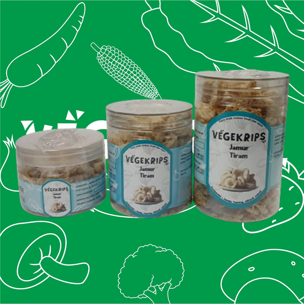 

KERIPIK JAMUR TIRAM VEGEKRIPS