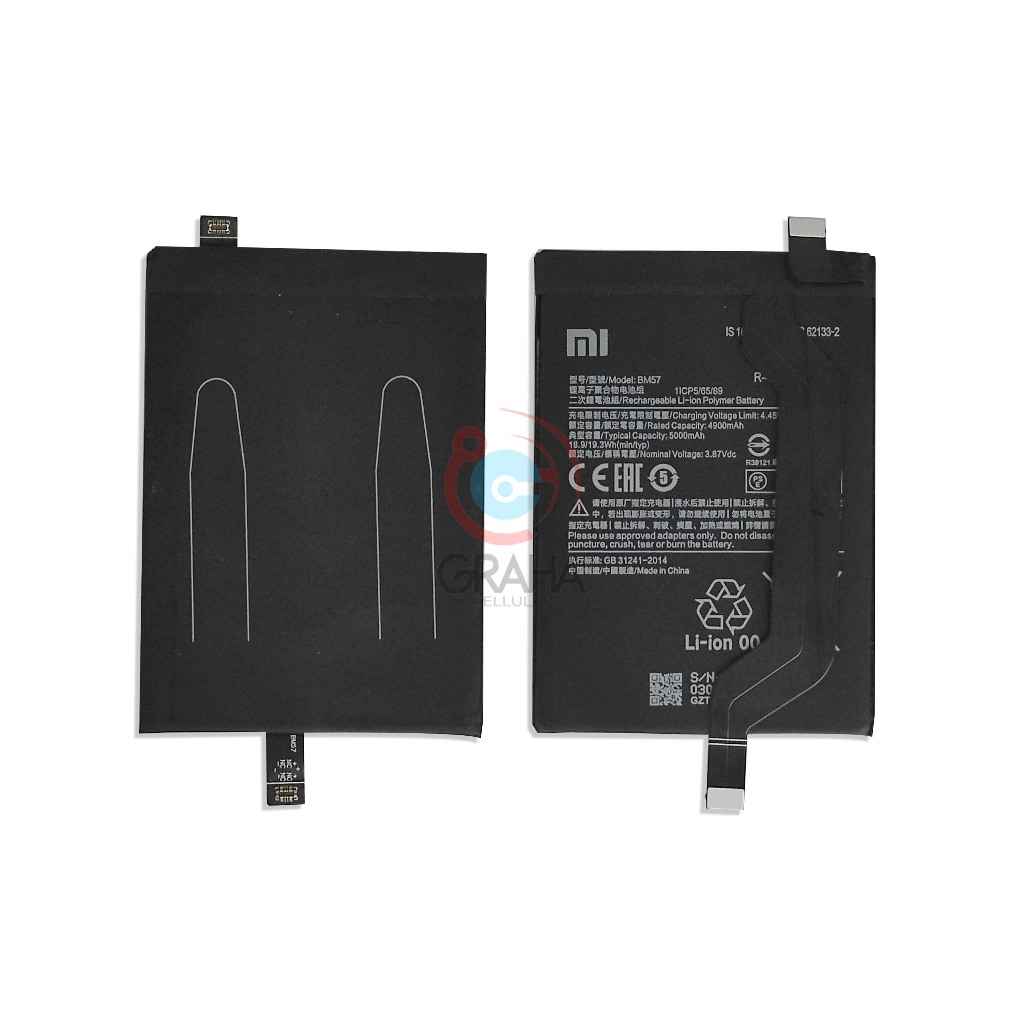 BATERAI / BATTERY / BATRE XIAOMI POCO X3 GT BM-57 ORI