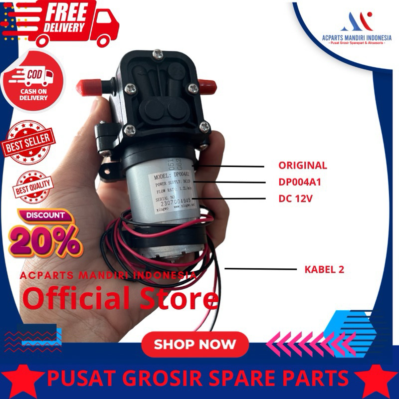 SANKEN, Motor dinamo pompa dispenser galon bawah