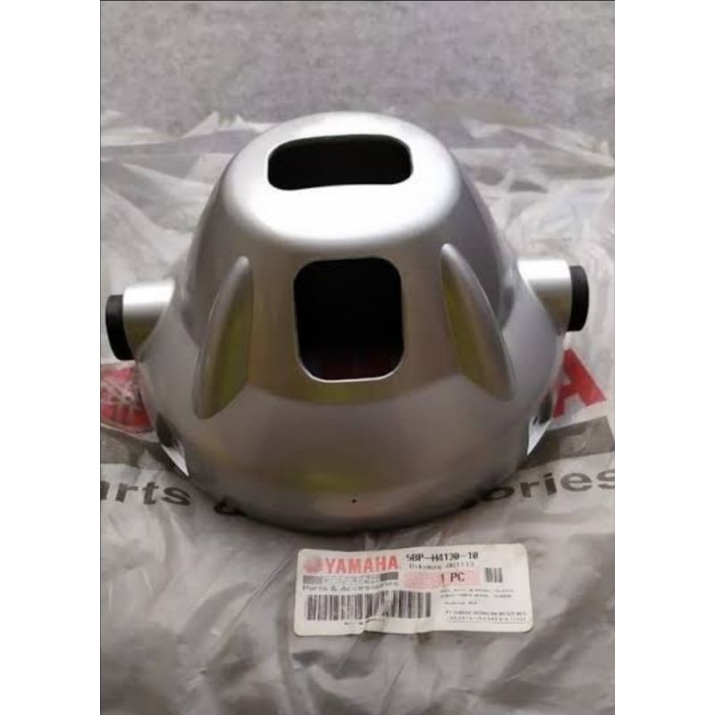batok lampu depan bag belakang scorpio ori yamaha (lampu bulat)