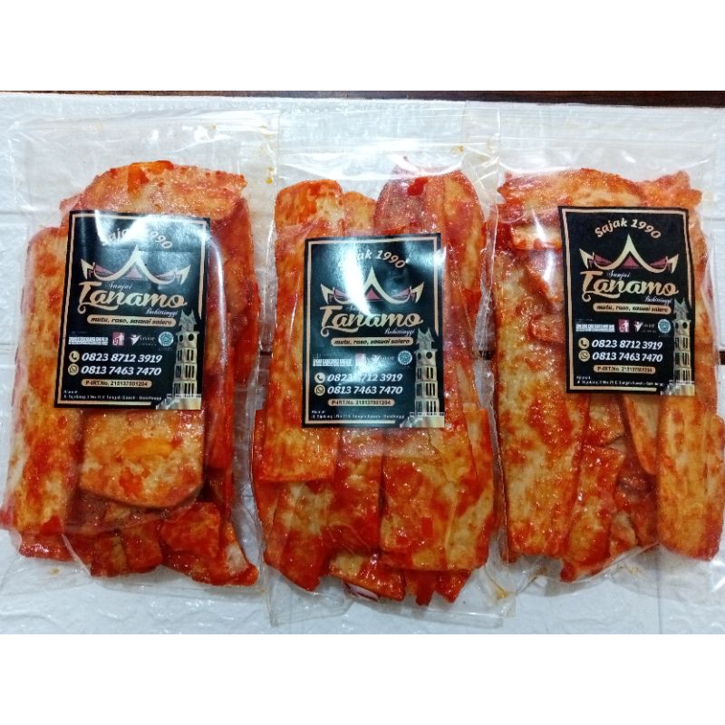 

sanjai balado panjang 250gram