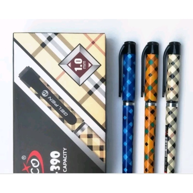

pulpen gel sign pen Esco es-390 large capacitu 1.0 mm satuan