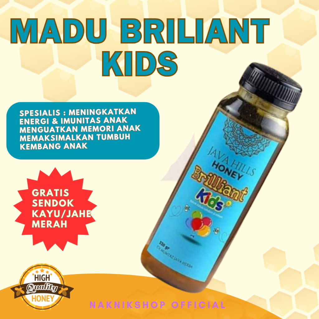 

Madu Briliant Kids Javahills Java Hills Honey Madu Anak Cerdas Pintar | tumbuh kembang | nutrisi otak | nafsu makan