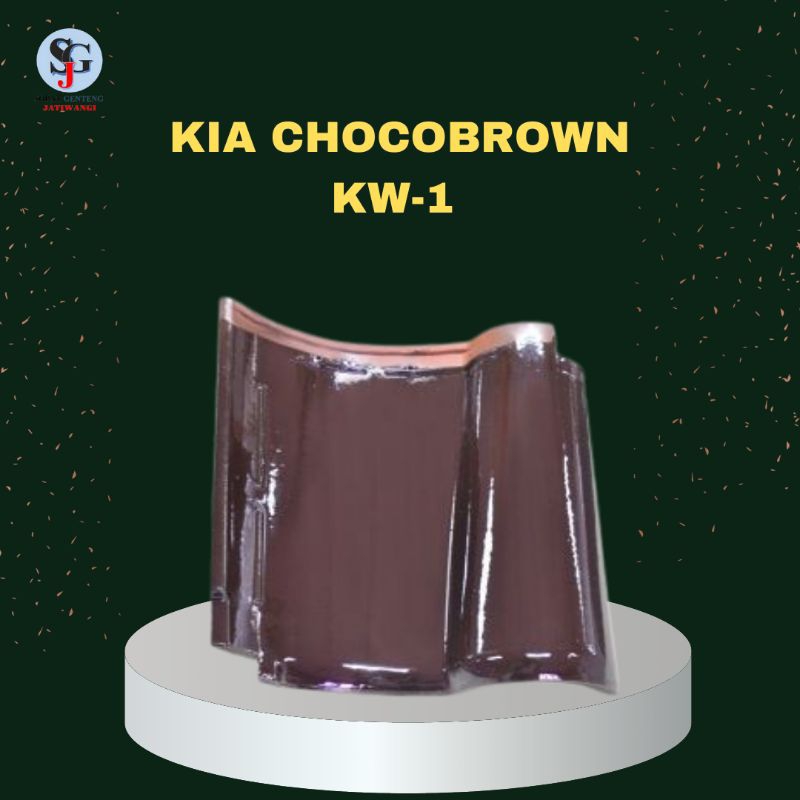 Genteng Keramik KIA Chocobrown KW-1 - Genteng Keramik KIA