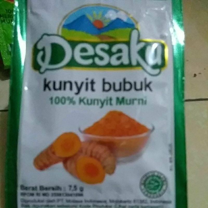 

Desaku kunyit bubuk 7,5 gram