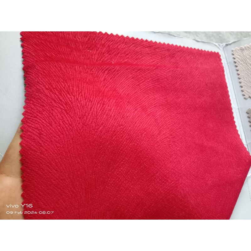 KAIN MIDILI, Bahan sofa, furniture, Kain interior beludru / bludru / velvet Imitasi Midili