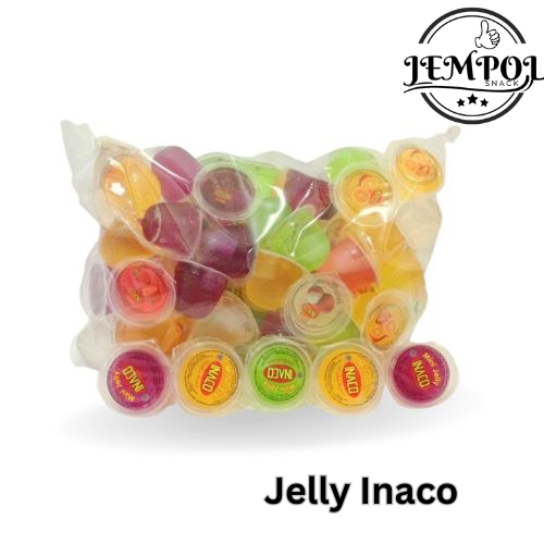 

(JEMPOL.SNACK) CEMILAN ENAK JELLY INACO 250g MURAH JELLY KENYAL RASA BUAH