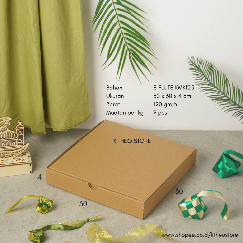 Dus Pizza / 30x30x4 cm / 1 pcs/Box / Kotak Karton / Packaging Die Cut/Kardus