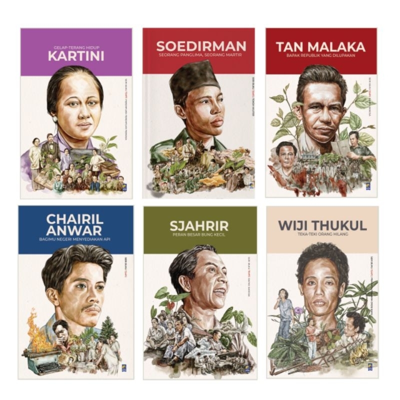 SERI BUKU TEMPO BIOGRAFI : KARTINI, CHAIRIL ANWAR, SJAHRIR, TAN MALAMA, SOEDIRMAN, WIJI THUKUL, ALI 