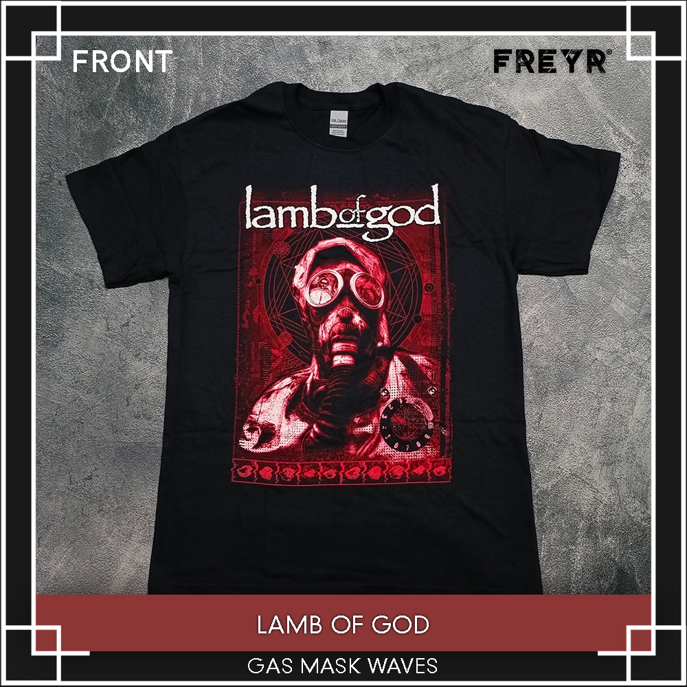 Kaos Band Lamb Of God - Gas Mask Waves Original