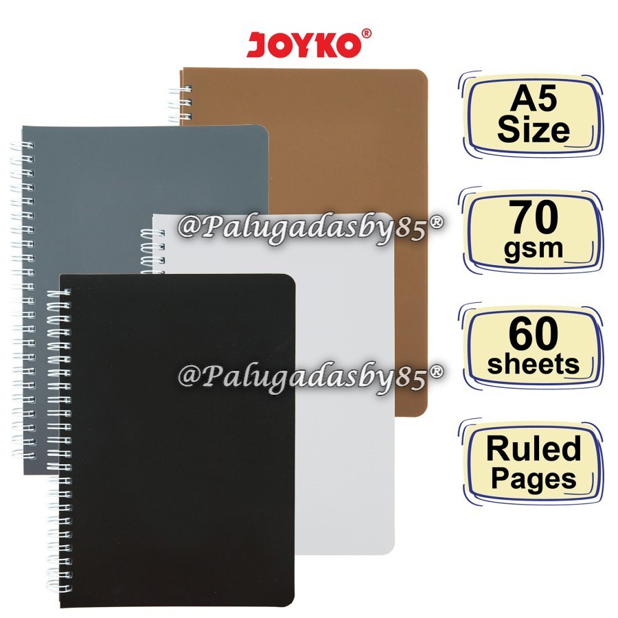 

(1 Biji) GROSIR Spiral Book JOYKO NB-690 A5 60 Lembar / Ruled Notebook Diary Agenda Buku Catatan Bergaris Joyko NB-690 60 Lembar / Notebook Joyko NB 690 / Spiral Book Joyko NB690