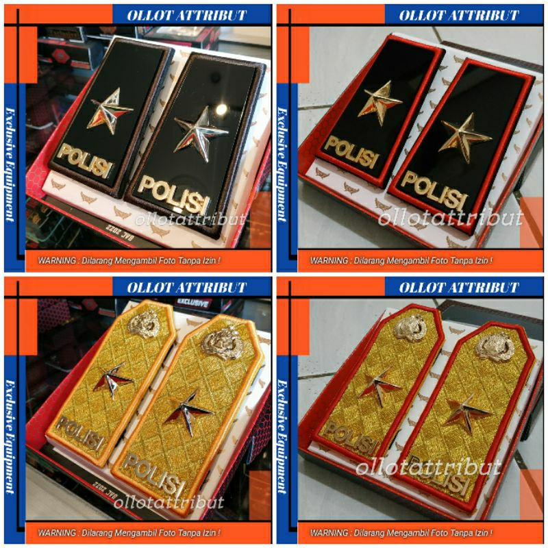 PANGKAT BRIGJEN PDH PDU PERWIRA TINGGI | PANGKAT BINTANG 1 | BRIGJEN POL