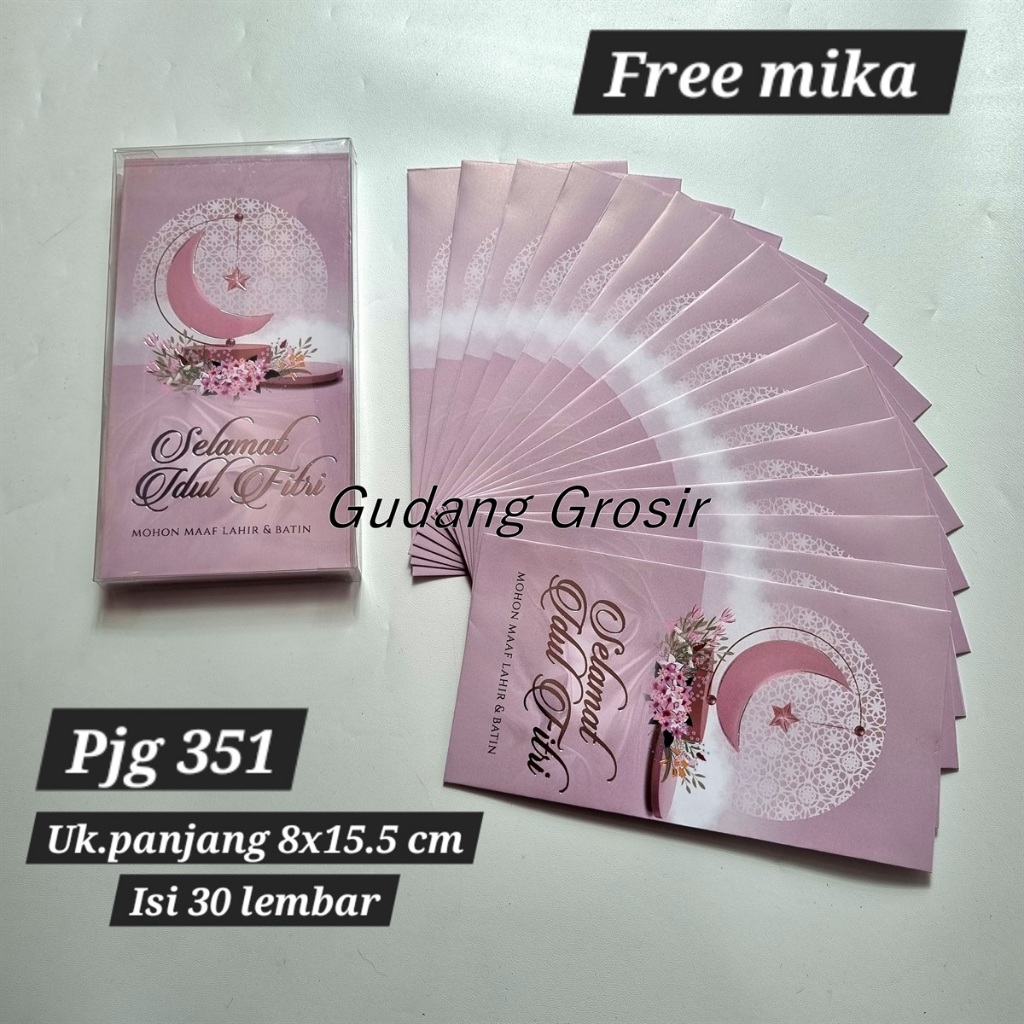 

ANGPAO AMPLOP LEBARAN IDUL FITRI JUMBO PANJANG KOTAK MIKA ISI 50 PREMIUM MURAH READY STOCK