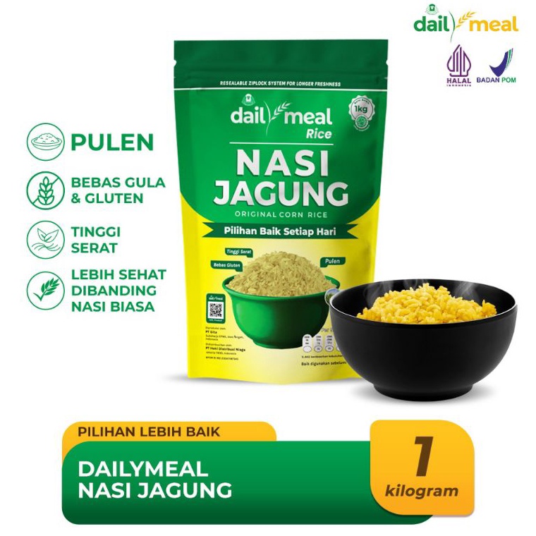 

XG34448 DailyMeal Rice Beras Nasi Jagung 1 kg