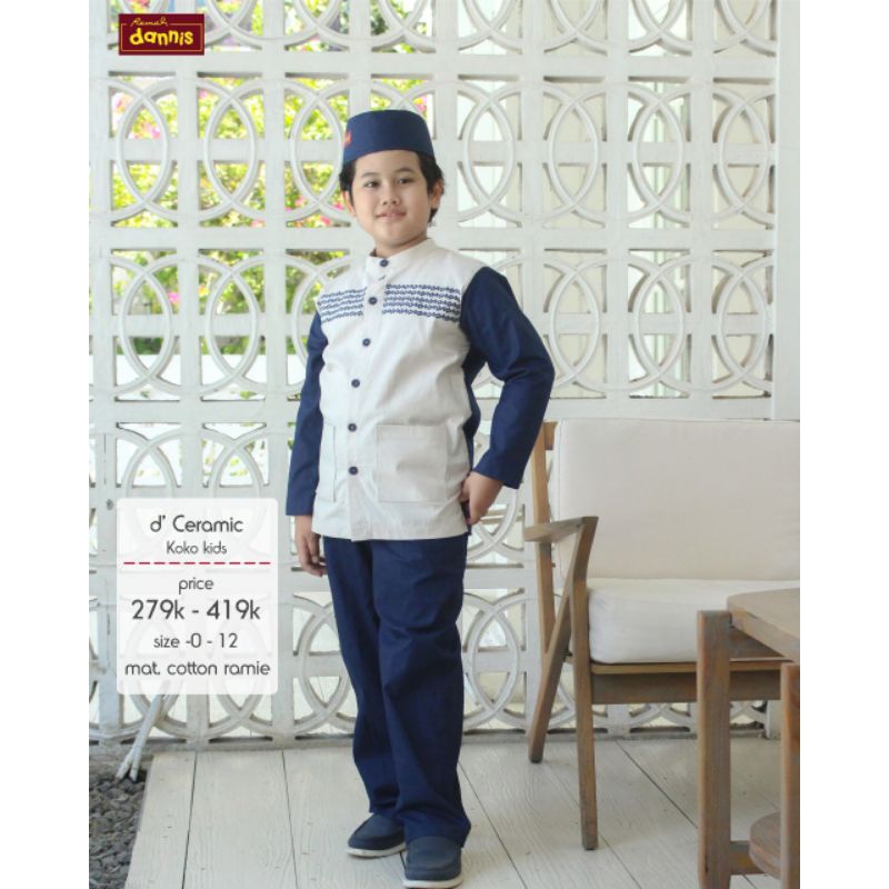 KOKO DANNIS D'CERAMIK ANAK LAKI - LAKI BAJU LEBARAN