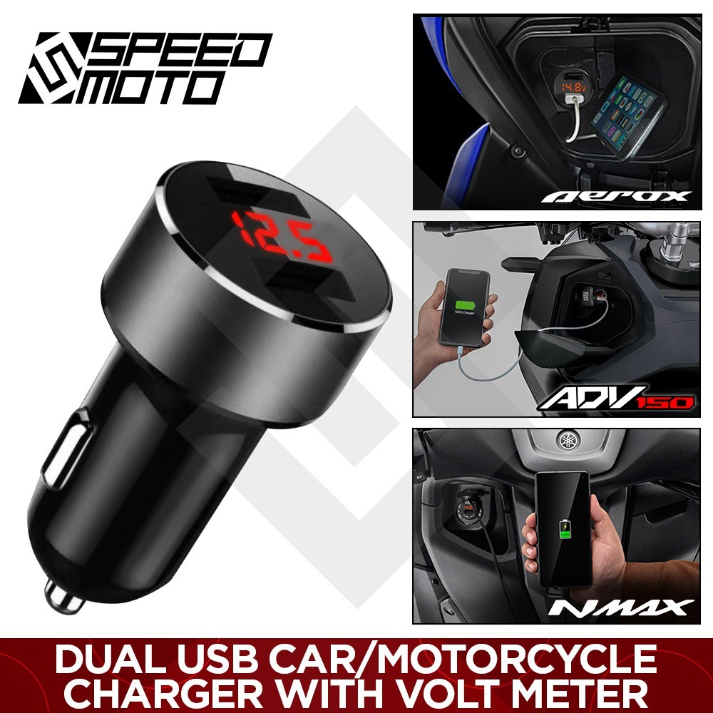 Ligther charger plus charger motor honda ADV aerox xmax pcx scoopy Mobil Cod