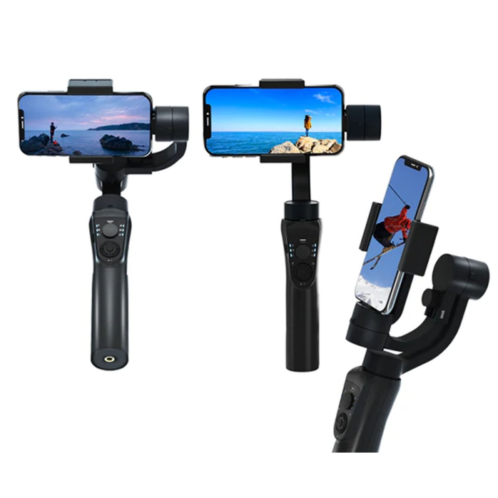 Gimbal S5B 3 Axis Hp Gimbal Stabilizer Hp Smartphone & Action Cam Ultra Stable Auto Face Tracking