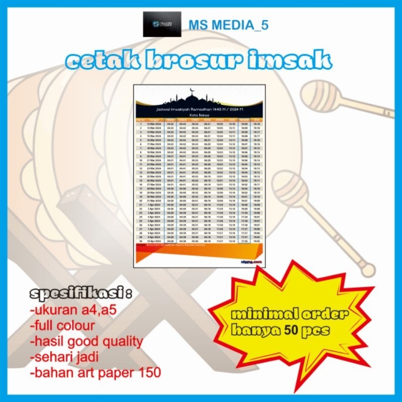 

Cetak Brosur Bahan Ap150 Good Quality 1 HARI JADI