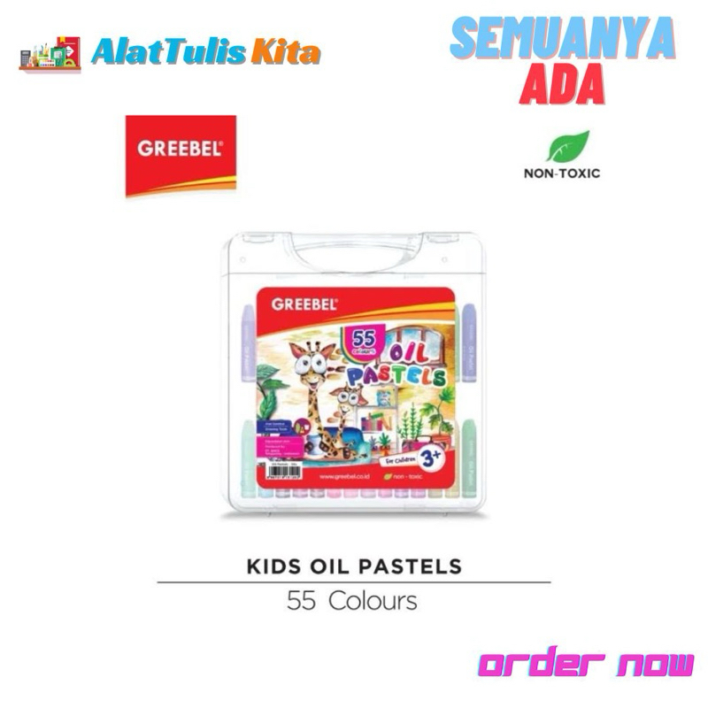 

Crayon Greebel 55 Color / Crayon Oil Pastel Grebel 55 / Krayon Greebel 55 Warna