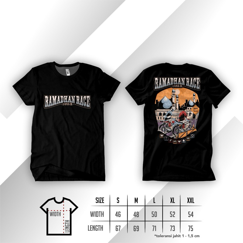 Kaos Ramadhan Race 03 Free Stiker