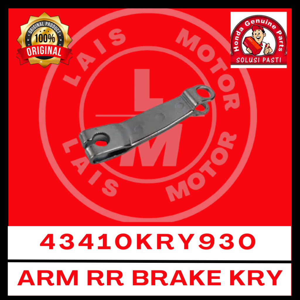 Paha Rem Belakang KRY Verza 150, Megapro New 43410KRY930 Original AHM