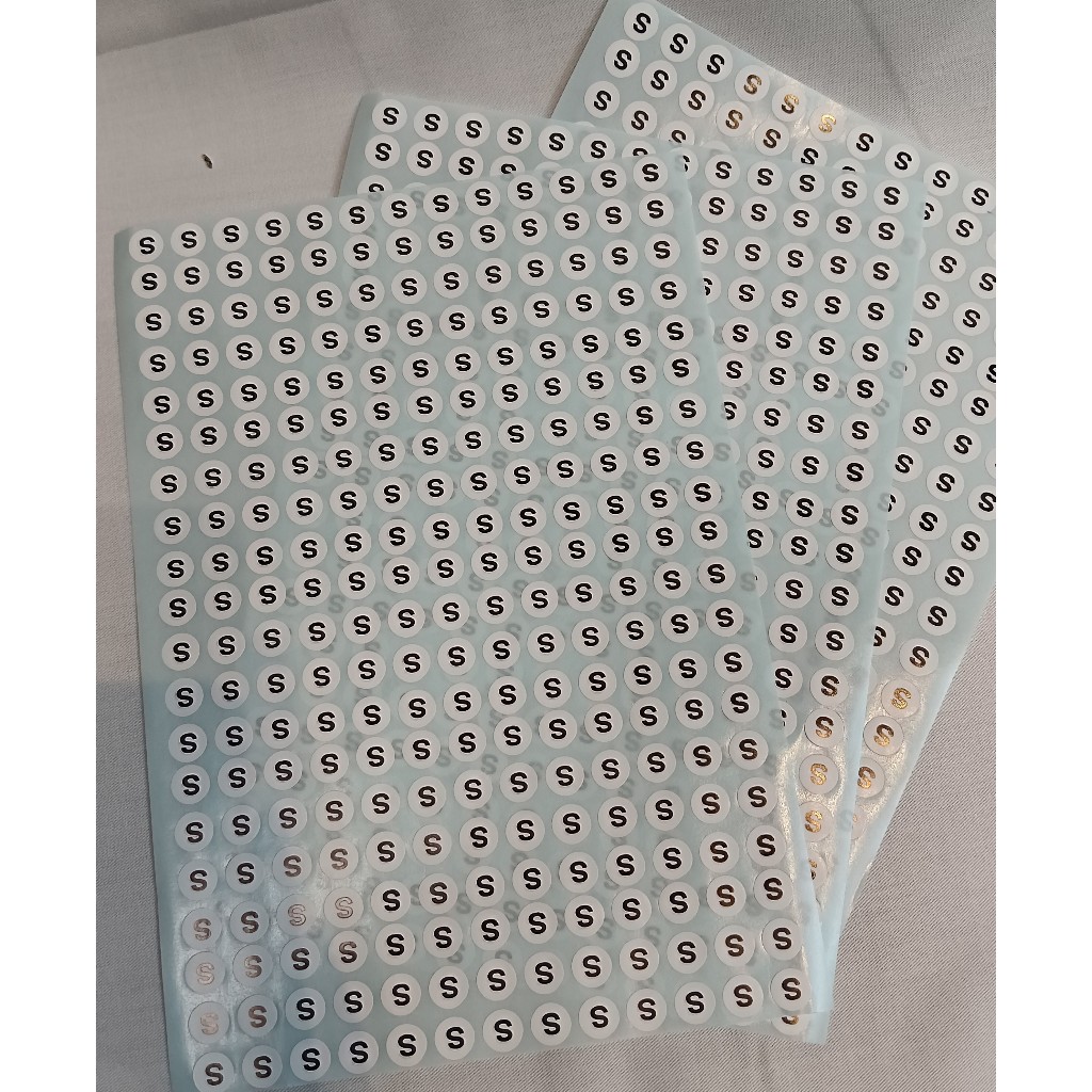 

Stiker Label Huruf/Angka