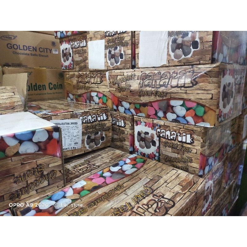 

PREMIUM Coklat kerikil cokelat batu arab fanatik 1 karton isi 5kg