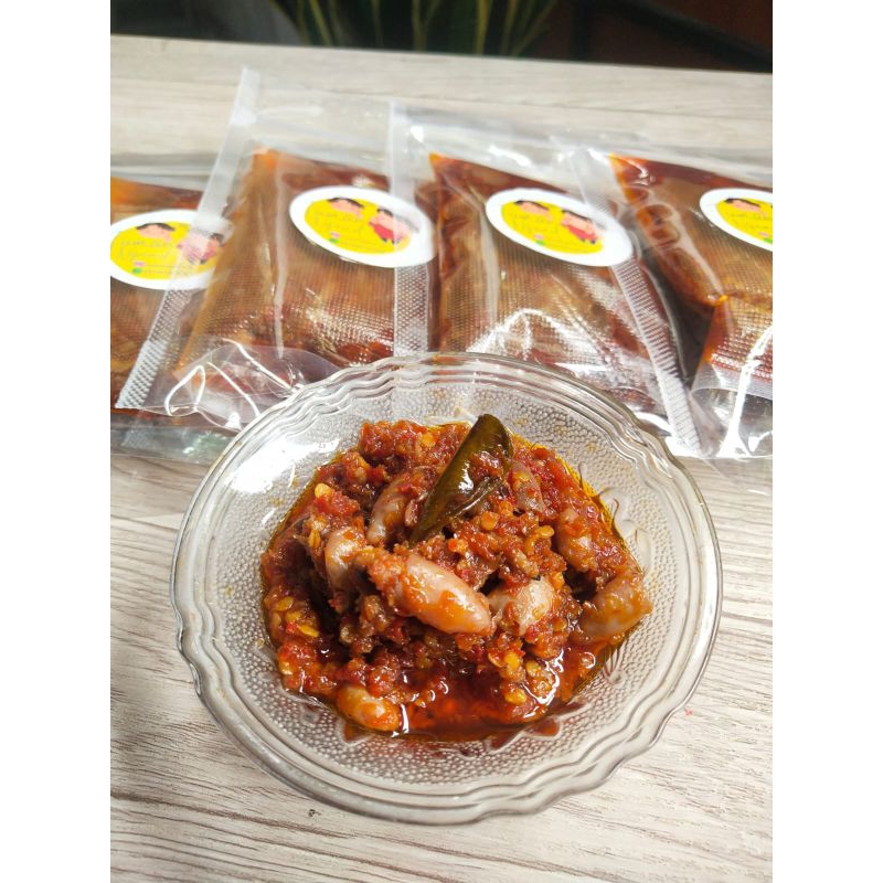 

sambal sambel baby cumi homemade dan fresh.sambal selalu baru.tanpa bahan pengawet