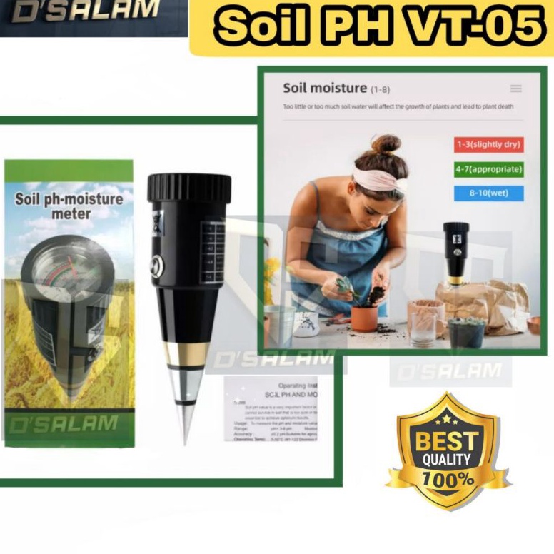 1111 BRANDS FESTIVAL Ph Tanah  Soil ph VT 5  Soil moisture alat pengukur Ph Tanah