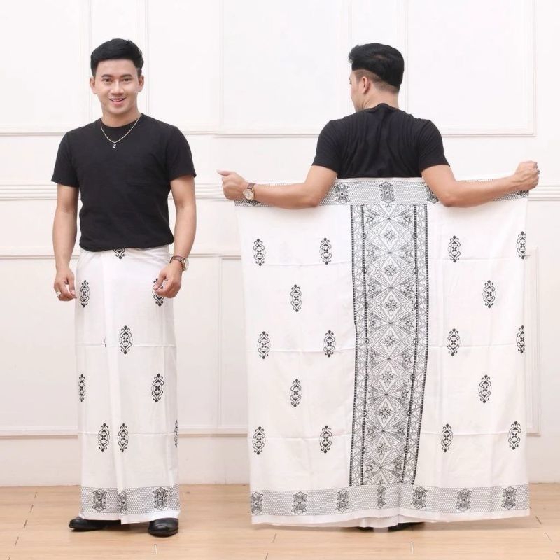 Sarung Batik PEKALONGAN Bahan Rayon // Sarung Batik Pria Dewasa // Sarung Batik Santri Termurah
