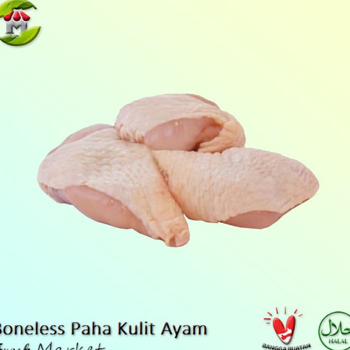 

Terlaku Boneless Paha Kulit Ayam Grade A Kualitas Premium