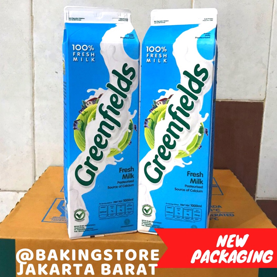 

Terlaku Susu segar Fresh milk Greenfields 1 L