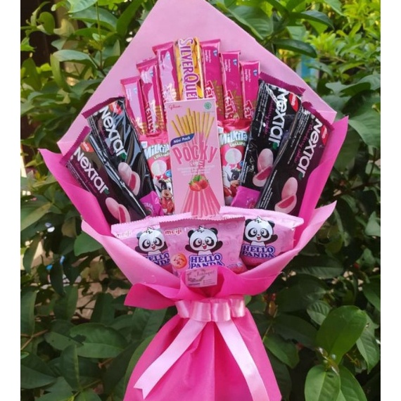 

55 COD S Buket PINK CANTIK SILVERQUEEN MINIpaketbingkisan Snack Ulang TahunUltah WisudaKadoHadiah PacarsahabatSidang skripsiseminarsantunan anak yatim