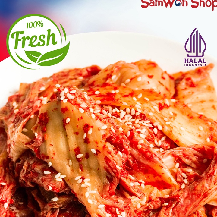 

KODE 77 KIMCHI SAWI FRESH PLAZA KOREA 1 KG ORIGINAL KOREAN FOOD FRESHLY MADE MAKANAN KOREA RASA LEZAT