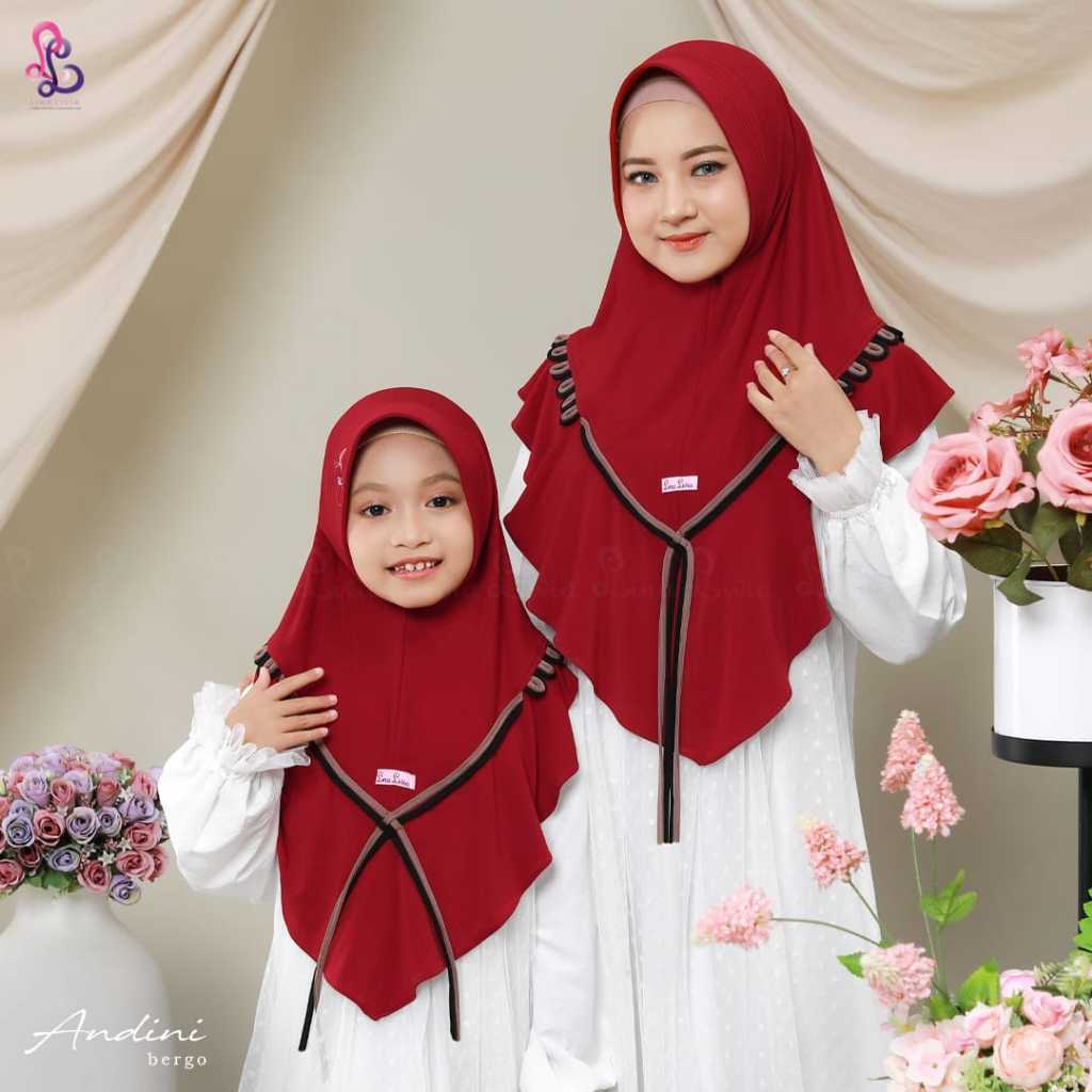 Bergo Andini by LinaLivia Hijab/hijab couple/hijab mom kid