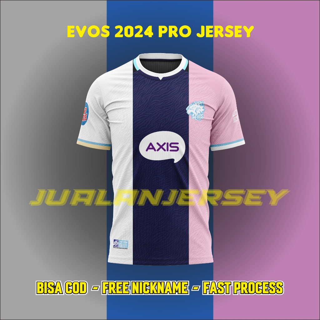 JERSEY EVOS JERSEY 2024 MPL S14 FREE REQUEST NICKNAME