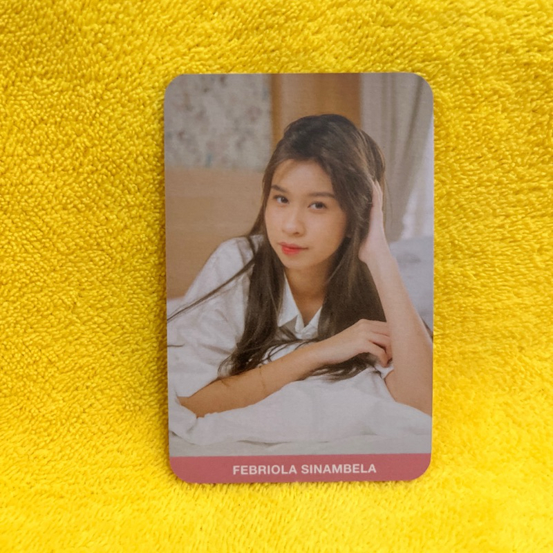 photocard jkt48 febriola sinambela the morning call official