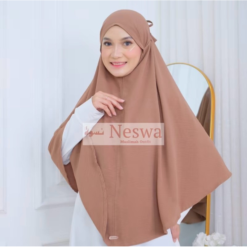 Bergo Crinkle Jumbo Premium XL Bergo Crinkle Airflow Jilbab Crinkle Jumbo Non Pet