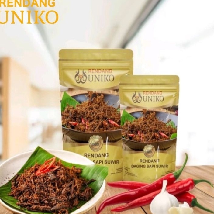 

TERBARU Rendang Daging Sapi Suwir Asli Padang Kemasan Ekonomis 125gram