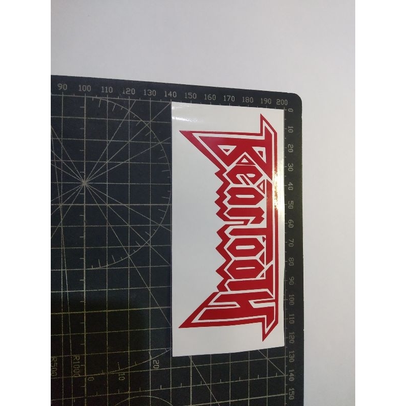 

cutting stiker beartooth