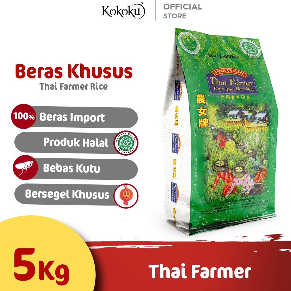 

New event KOKOKU Beras Thailand Farmer 5kg