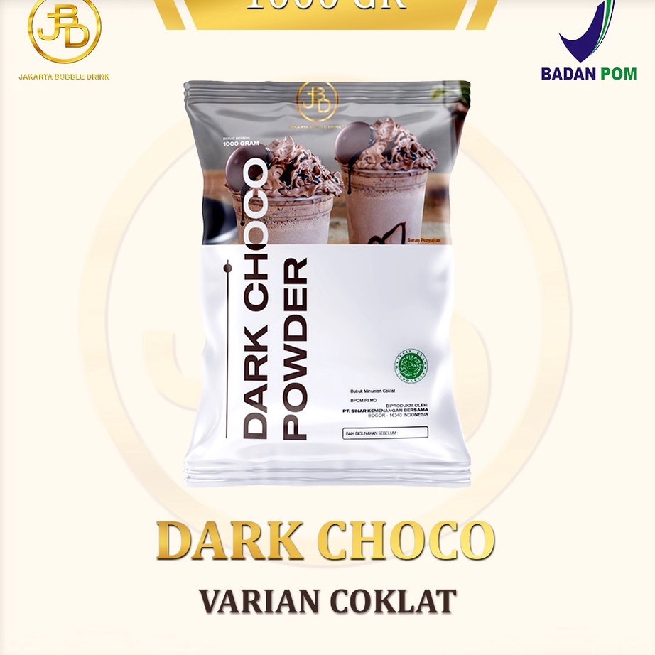 

COD Bubuk Minuman Premium DARK CHOCOLATE Jakarta Bubble Drink BPOMHALAL