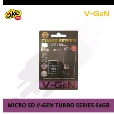 Memory Card V-GEN Turbo Series 64GB-Original
