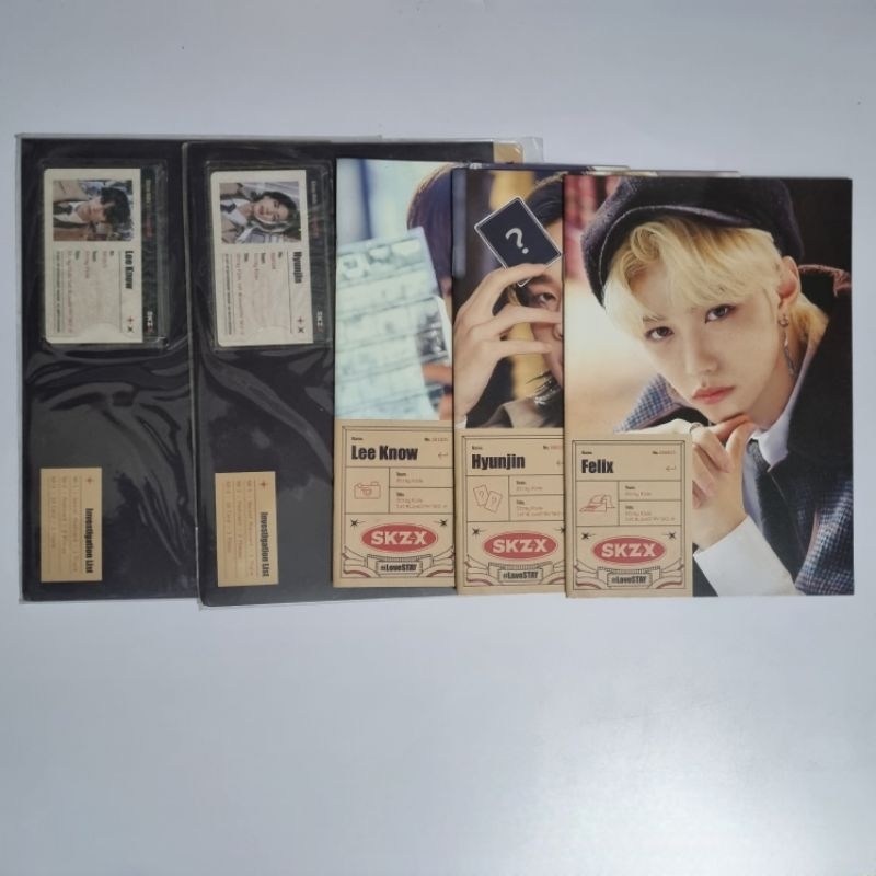 Stray Kids Lovestay SKZ - X Postcard & ID Card File Set , Photobook Lee Know Hyunjin Felix